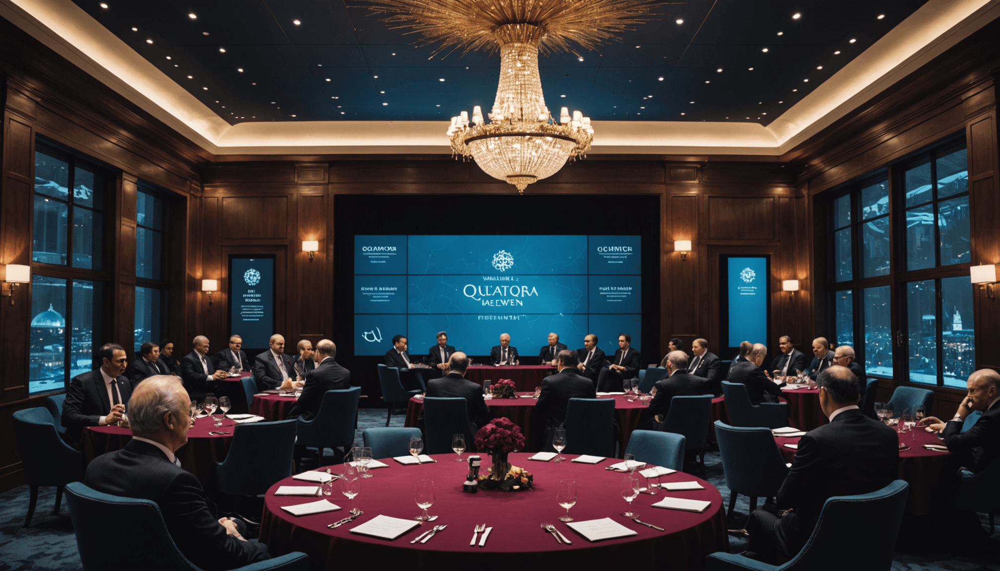 How Qatar Courts Global Elites: Davos, London, New York